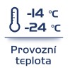 Provozní teplota -12 až -24